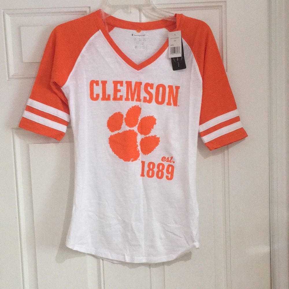 NWT Champion Clemson Womens T-Shirt Size Small